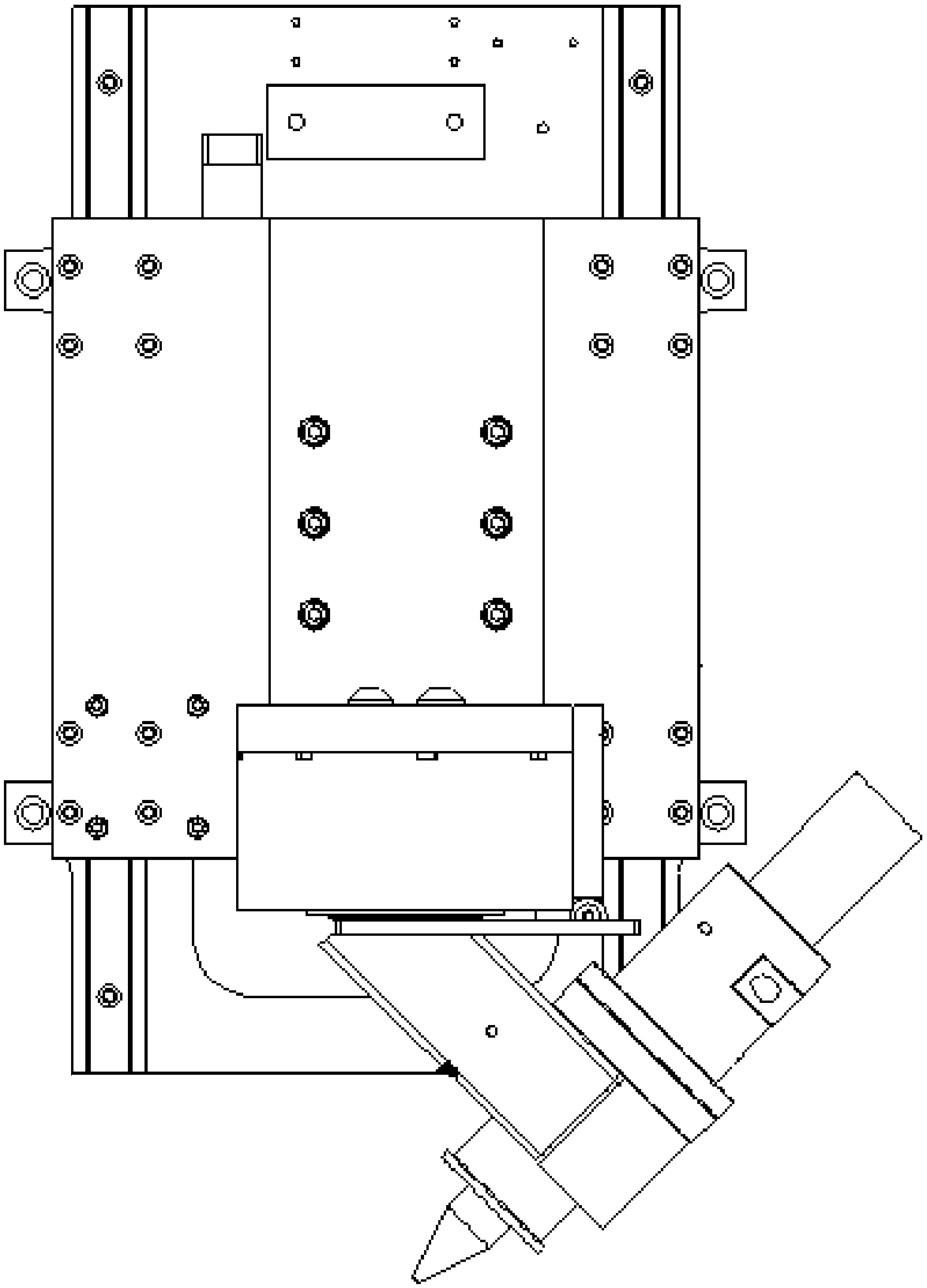 A laser cutting device capable of self-identification