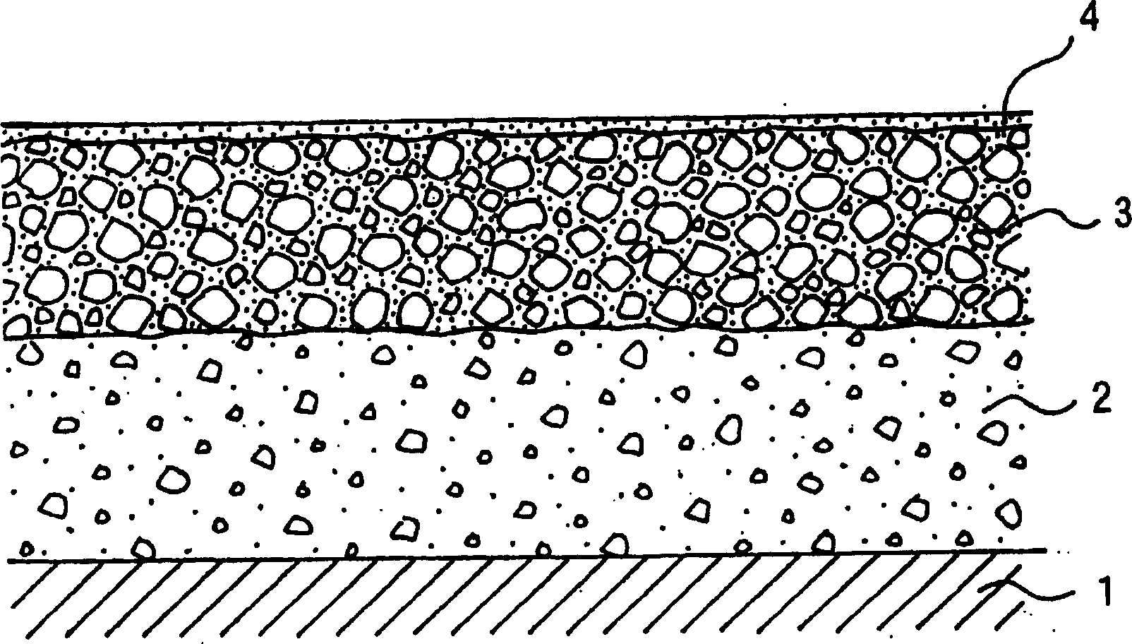 Composition for paving road and paving body using the same composition