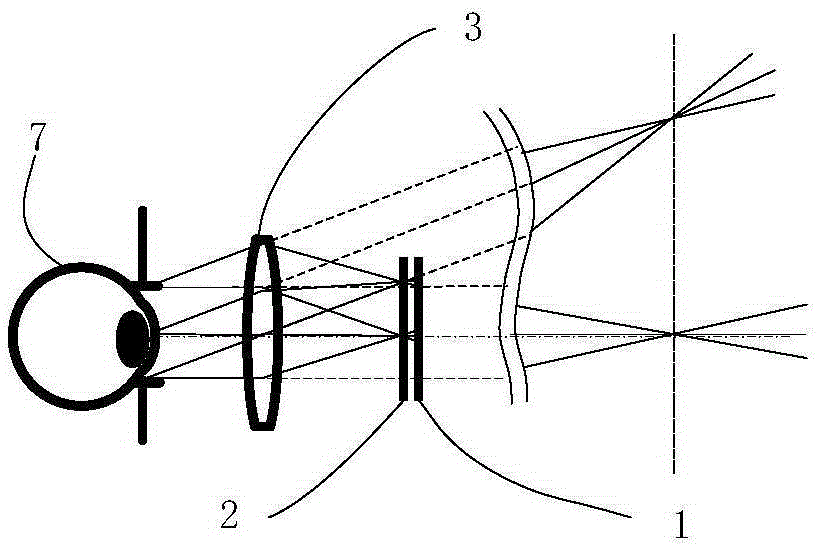 A real three-dimensional light field helmet display system