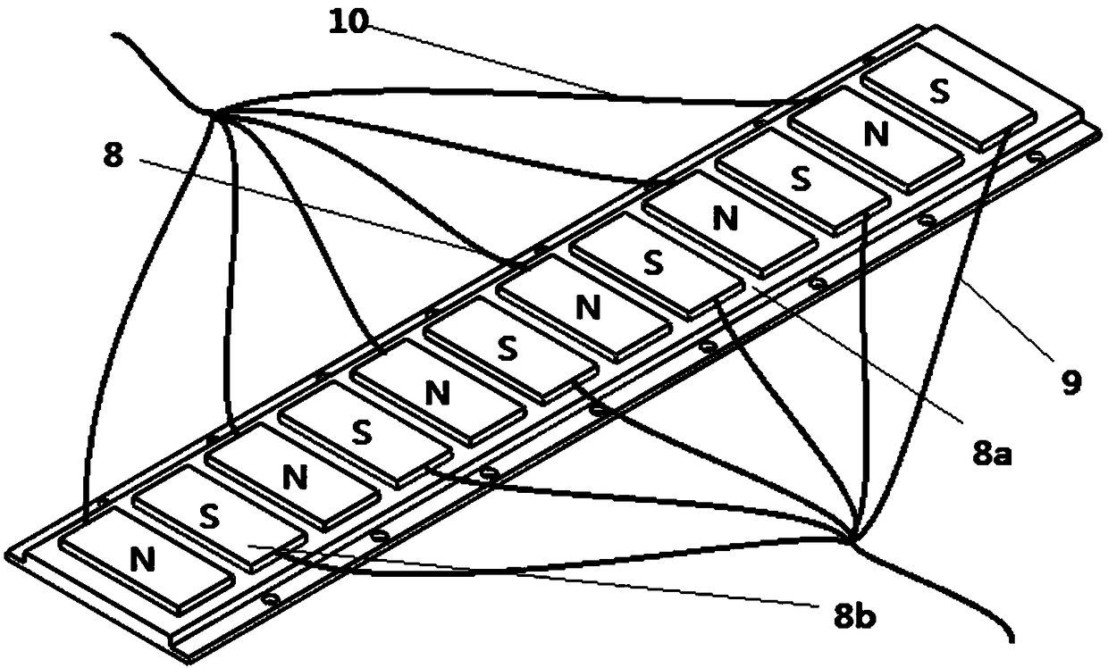 Controllable and intelligent magnetic-levitation belt conveyor