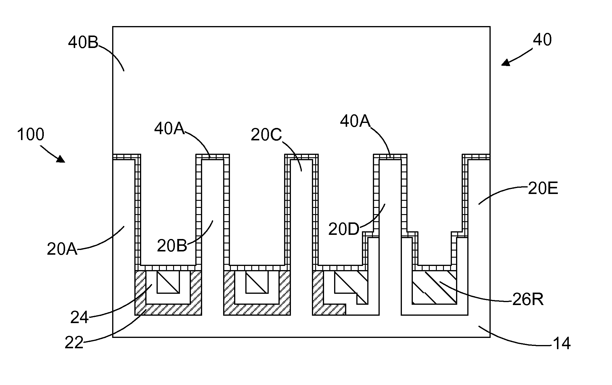 Methods of forming bulk FinFET devices by performing a recessing process on liner materials to define different fin heights and FinFET devices with such recessed liner materials