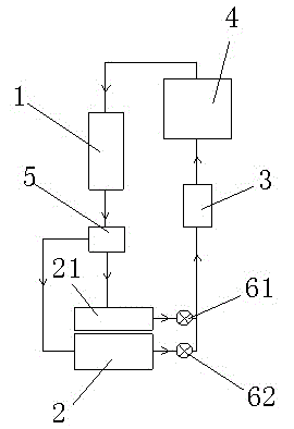 Apparatus and method for rapidly cooling circulating water