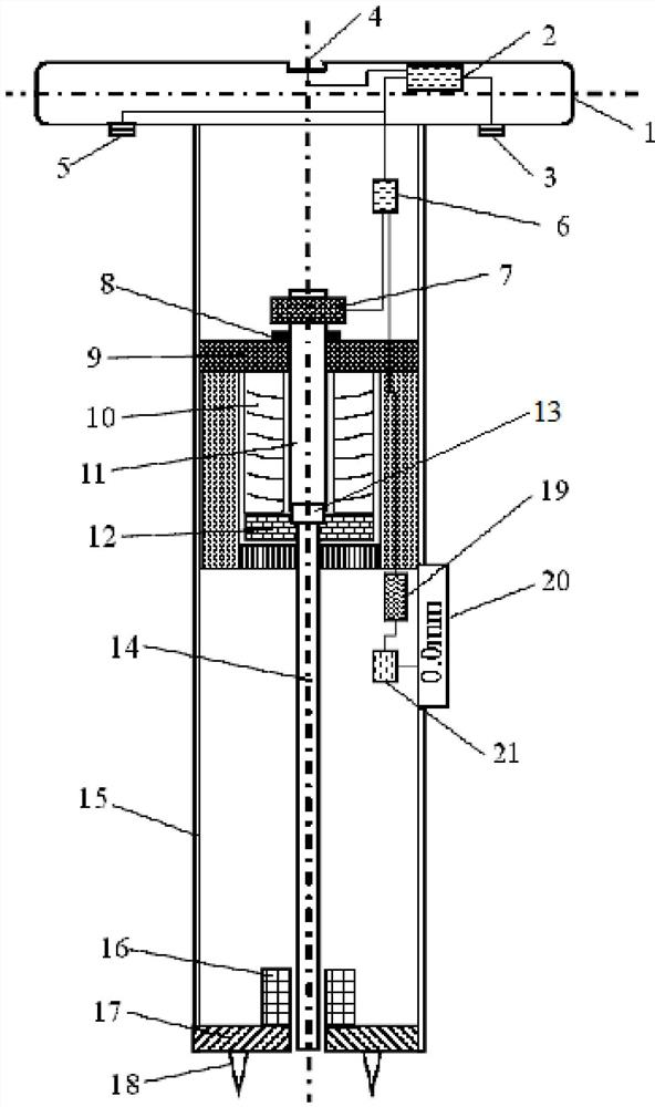 Intelligent device for measuring wood strength and use method thereof