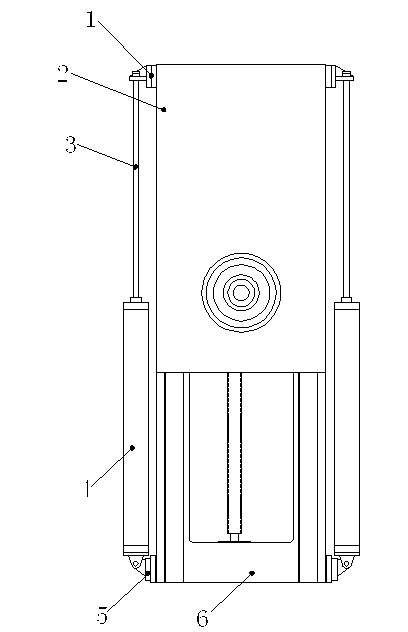 Vertical slide platform