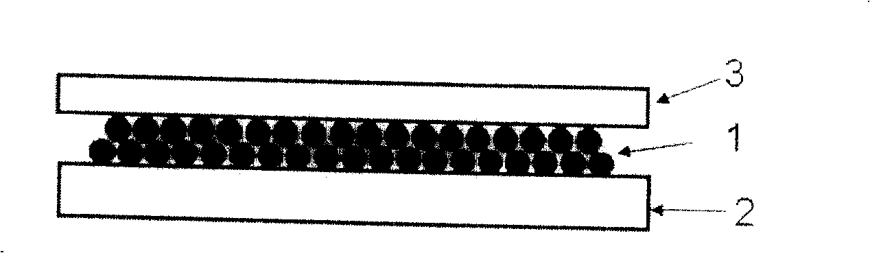 Method for improving efficiency of outing light coupled from tabulate light emitting device