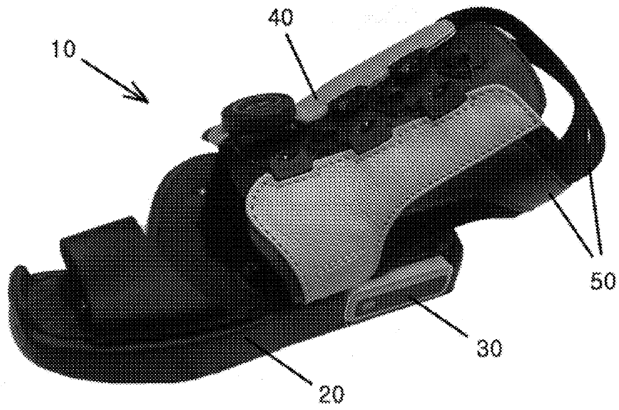Footwear-type growth stimulation apparatus