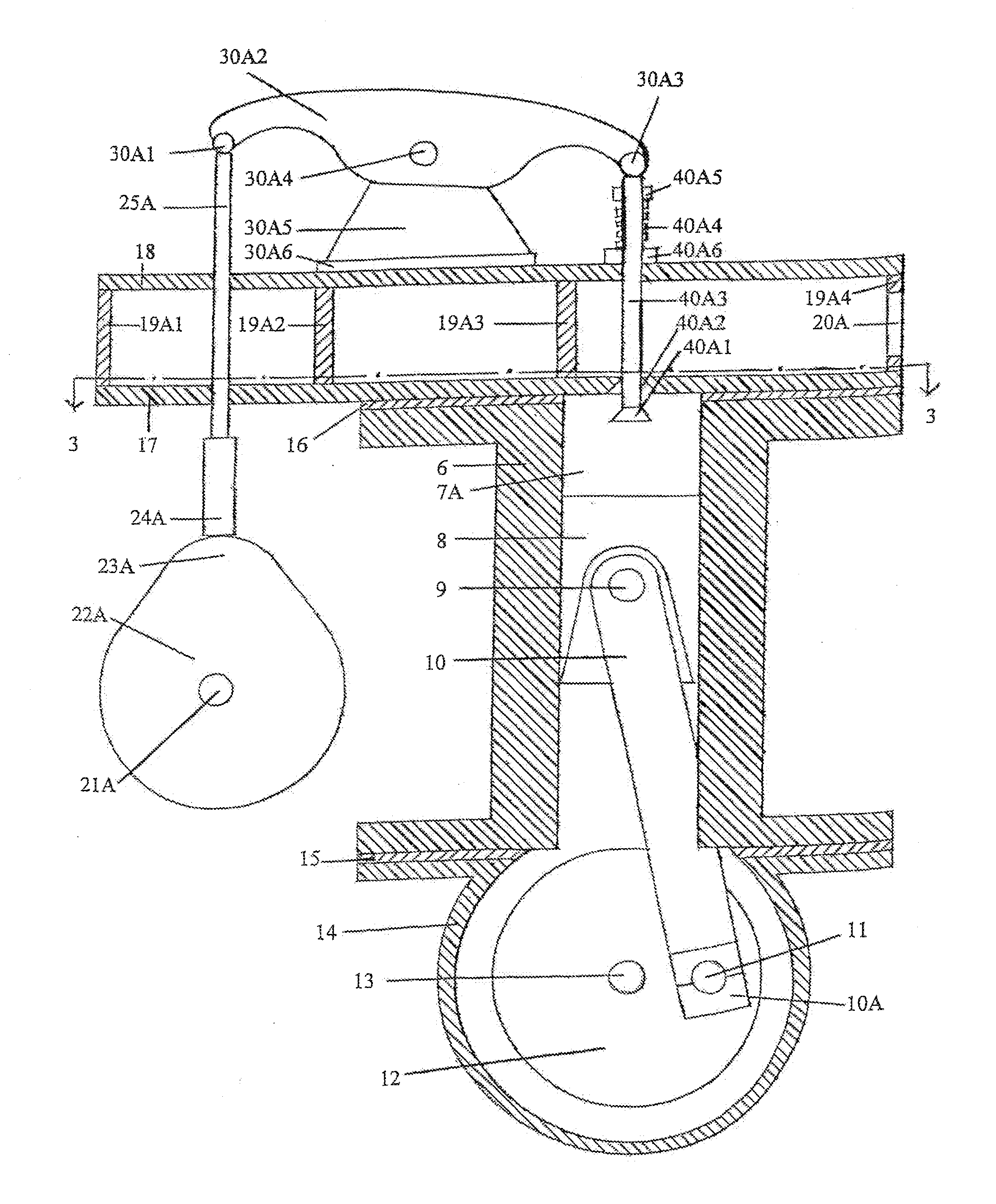 Compression vapor engine