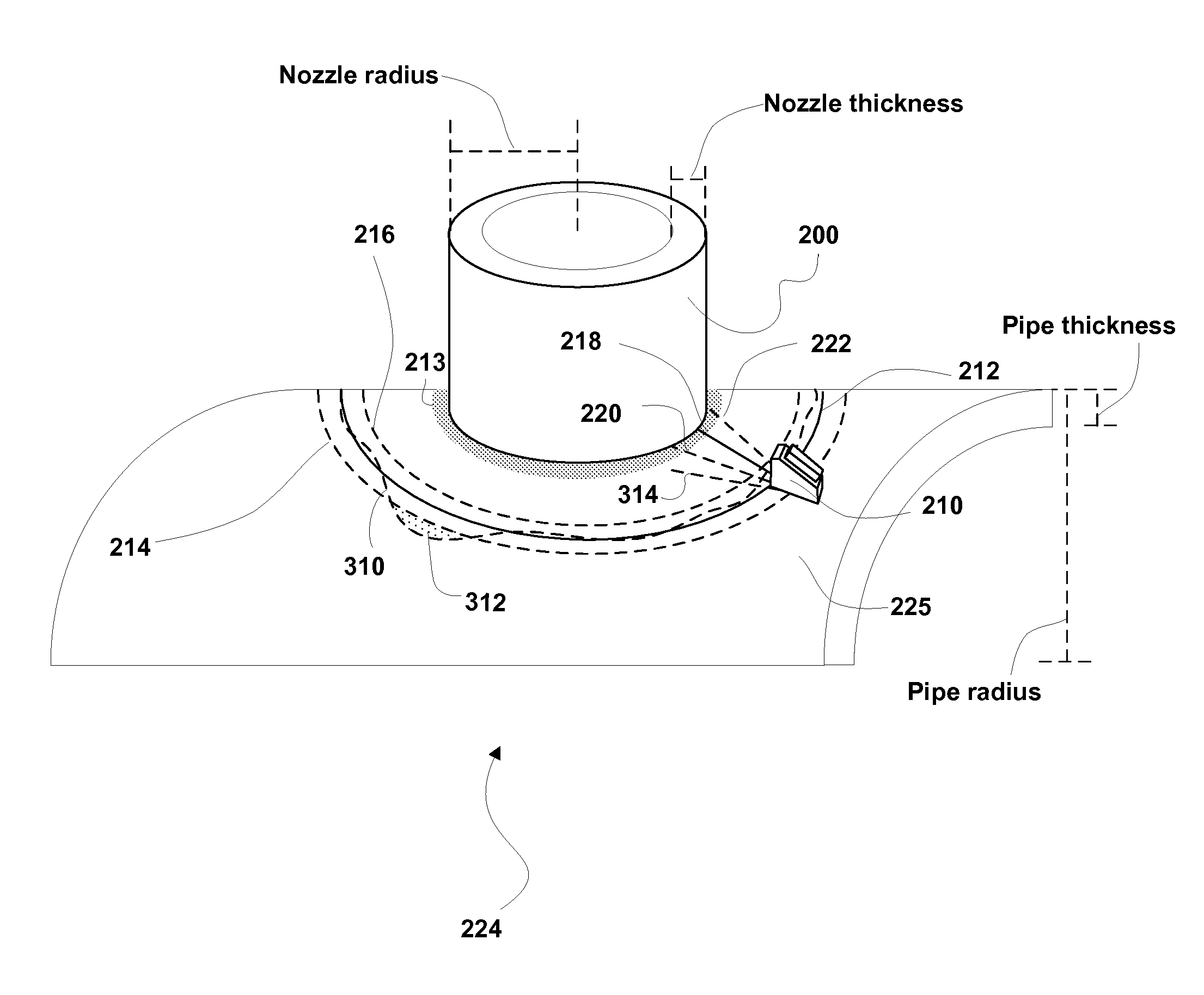 System and method of non-destructive inspection with a visual scanning guide