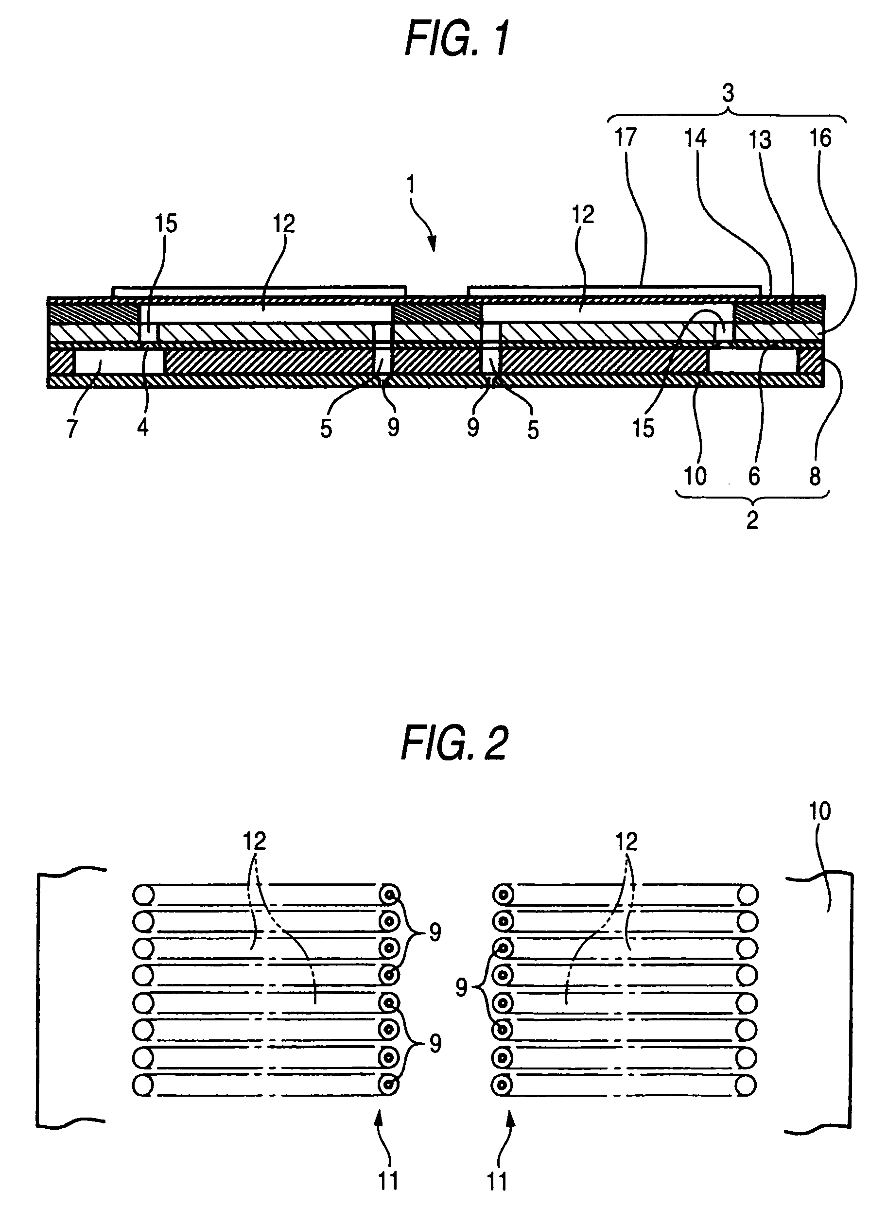 Piezoelectric actuator and fluid ejection head having the same