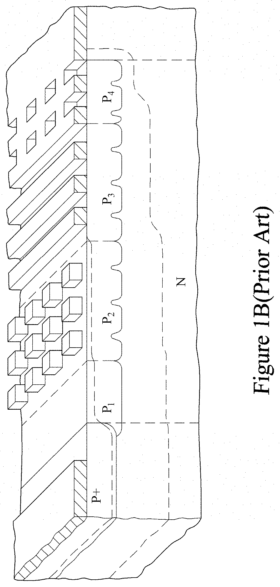 High voltage edge termination structure for power semicondcutor devices and manufacturing method thereof