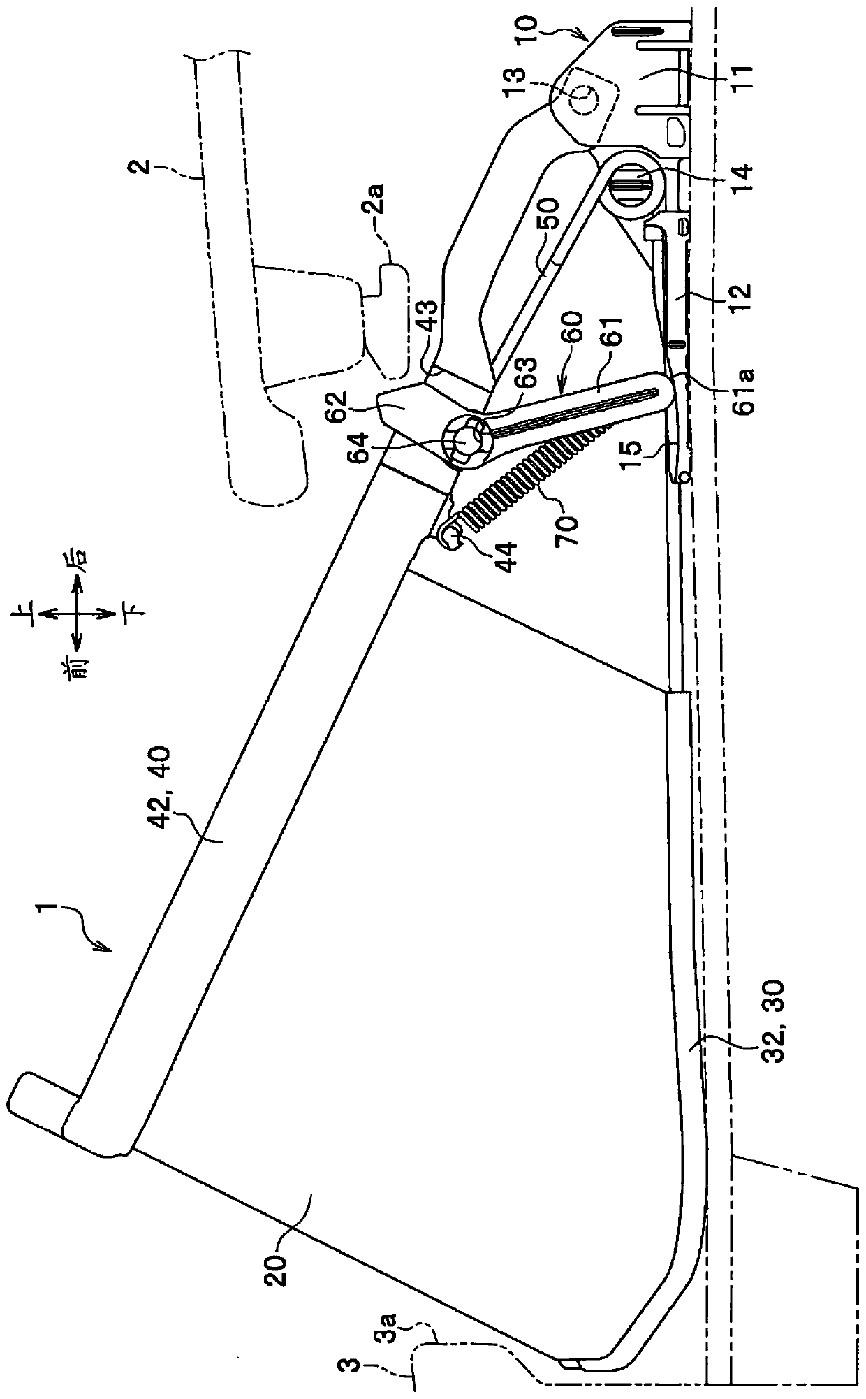 Deflector structure for sunroof device