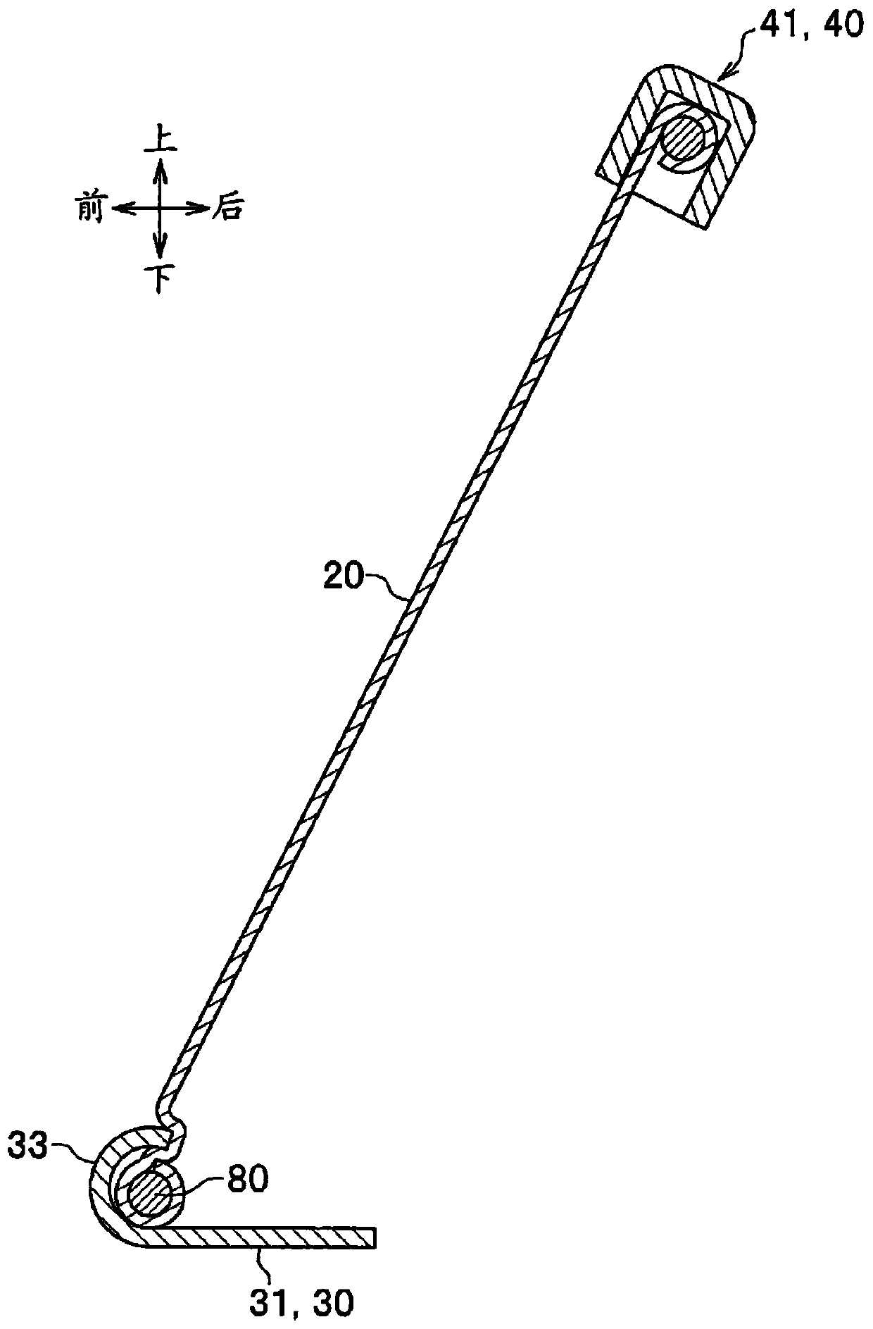 Deflector structure for sunroof device