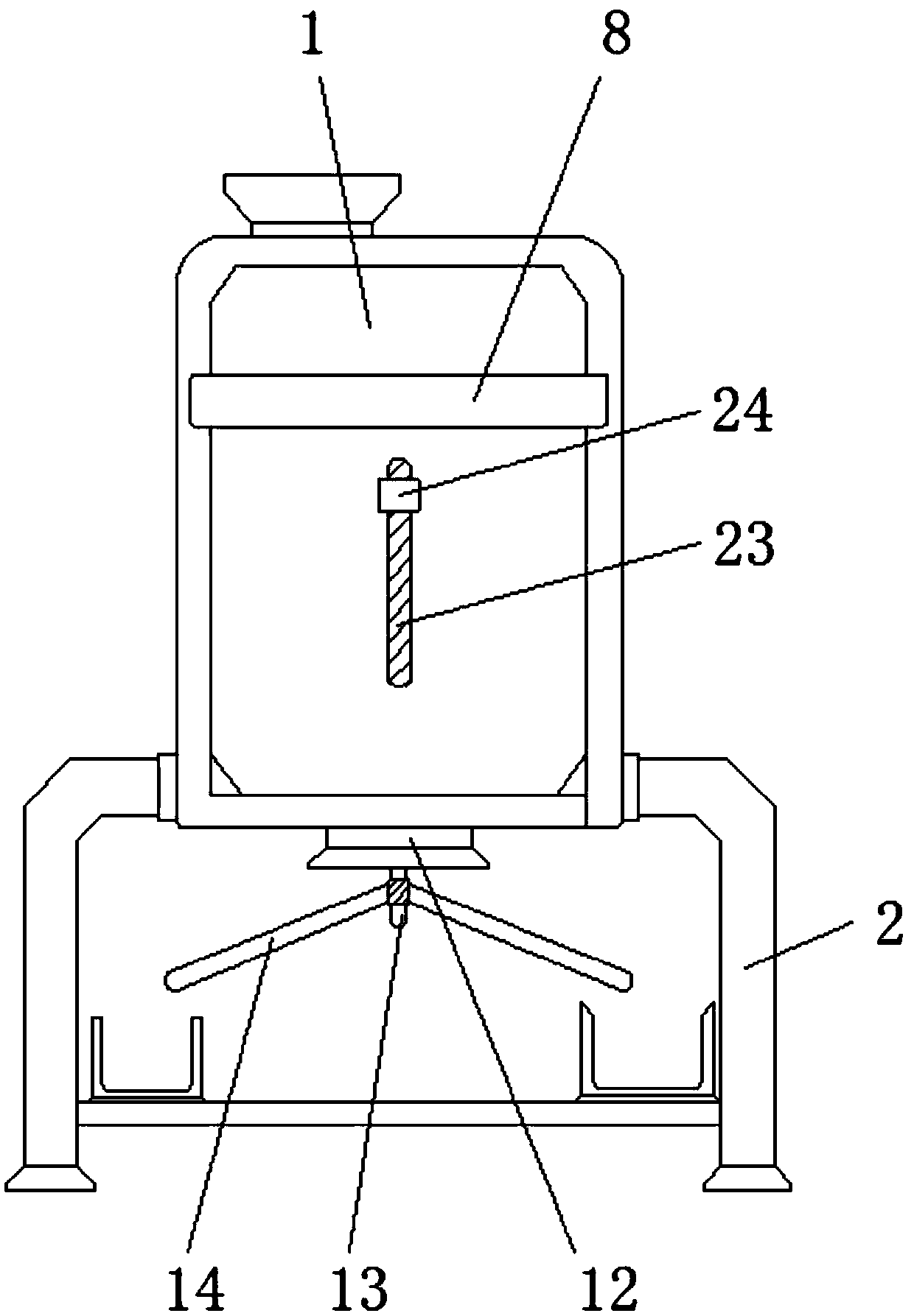 Copper collecting device facilitating screening for anode mud decoppering