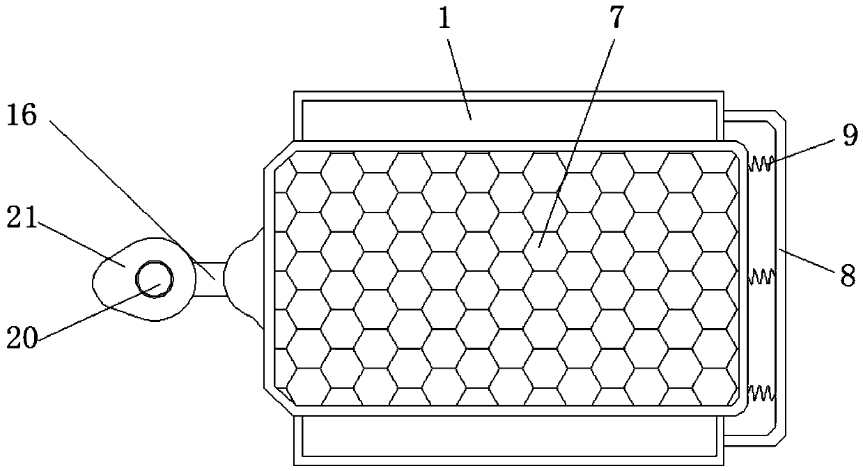 Copper collecting device facilitating screening for anode mud decoppering