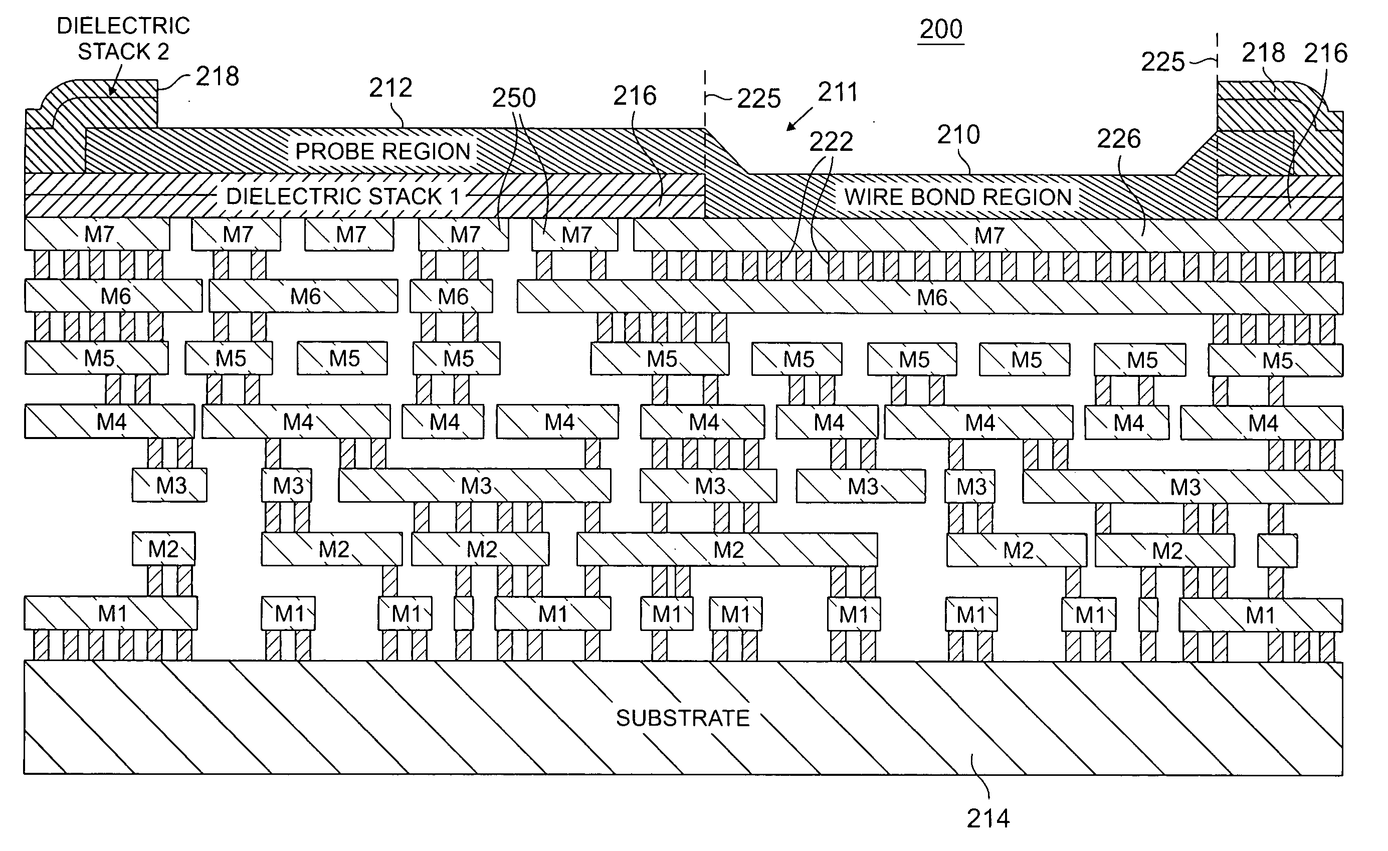 Reinforced bond pad for a semiconductor device