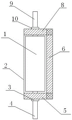 Cylindrical lithium-ion battery packaged in aluminum-plastic film and manufacturing method thereof