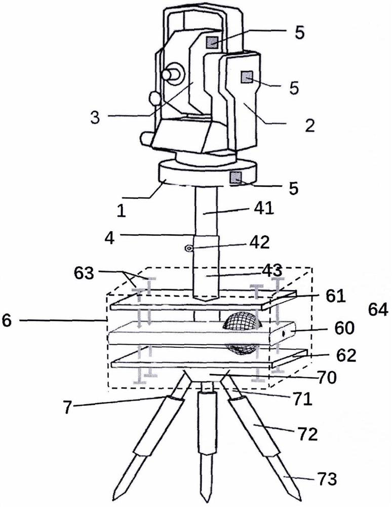 An integrated geological surveying instrument with adjustable center of gravity