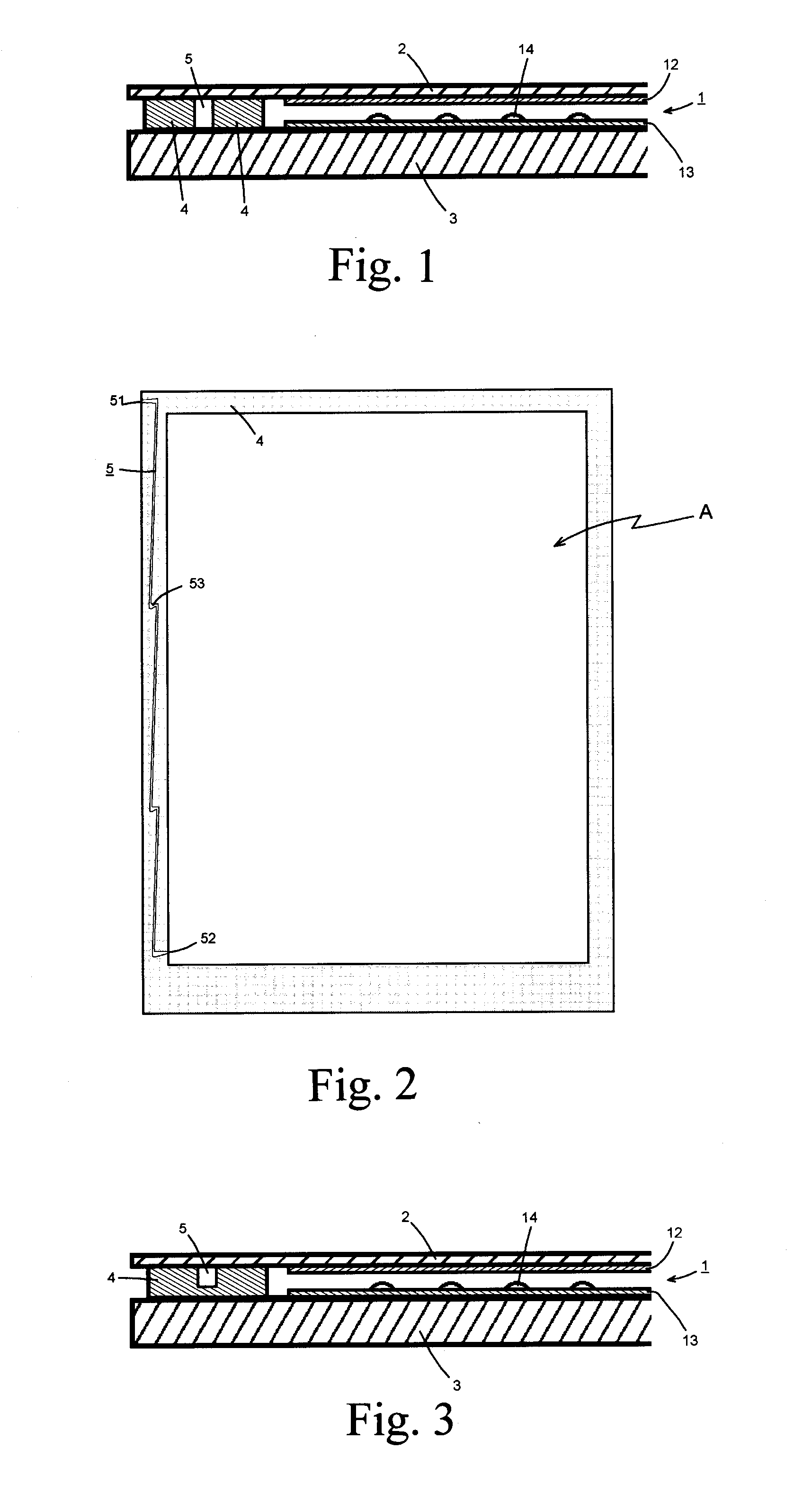 Air pressure balance structure for touch panel