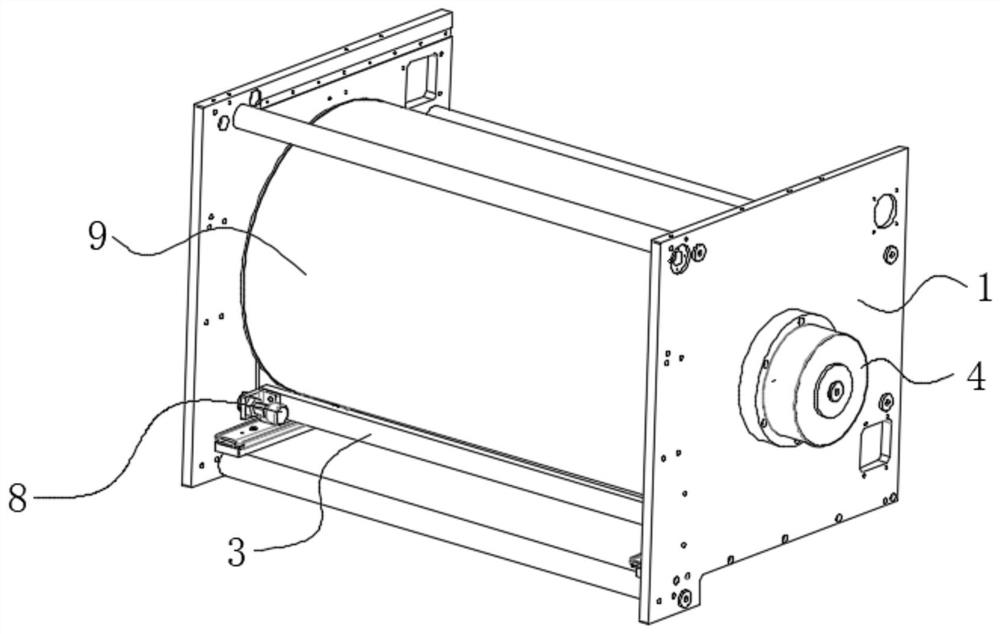 Wallpaper feeding device and wallpaper laying equipment