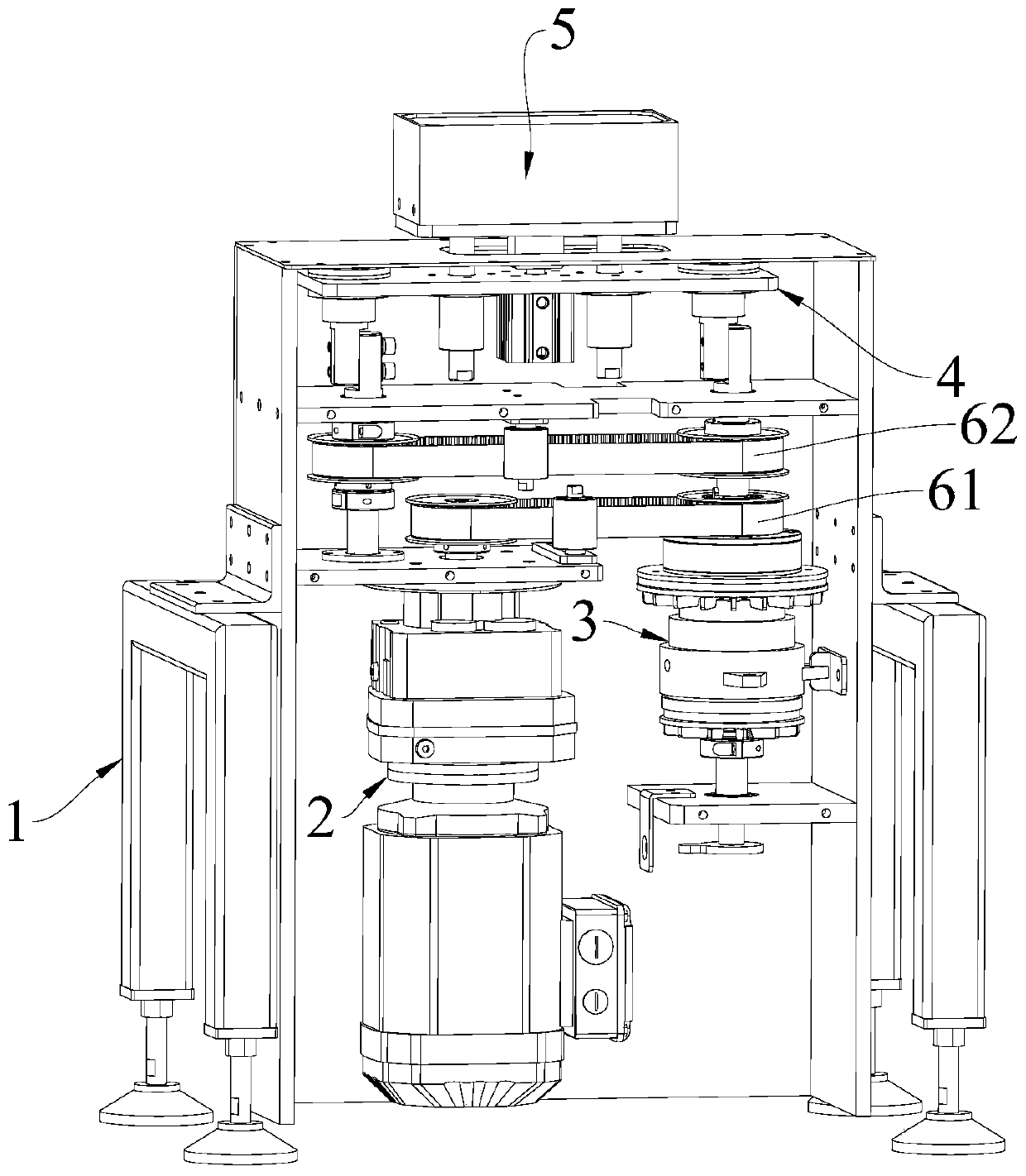 Full-automatic tray shaking machine