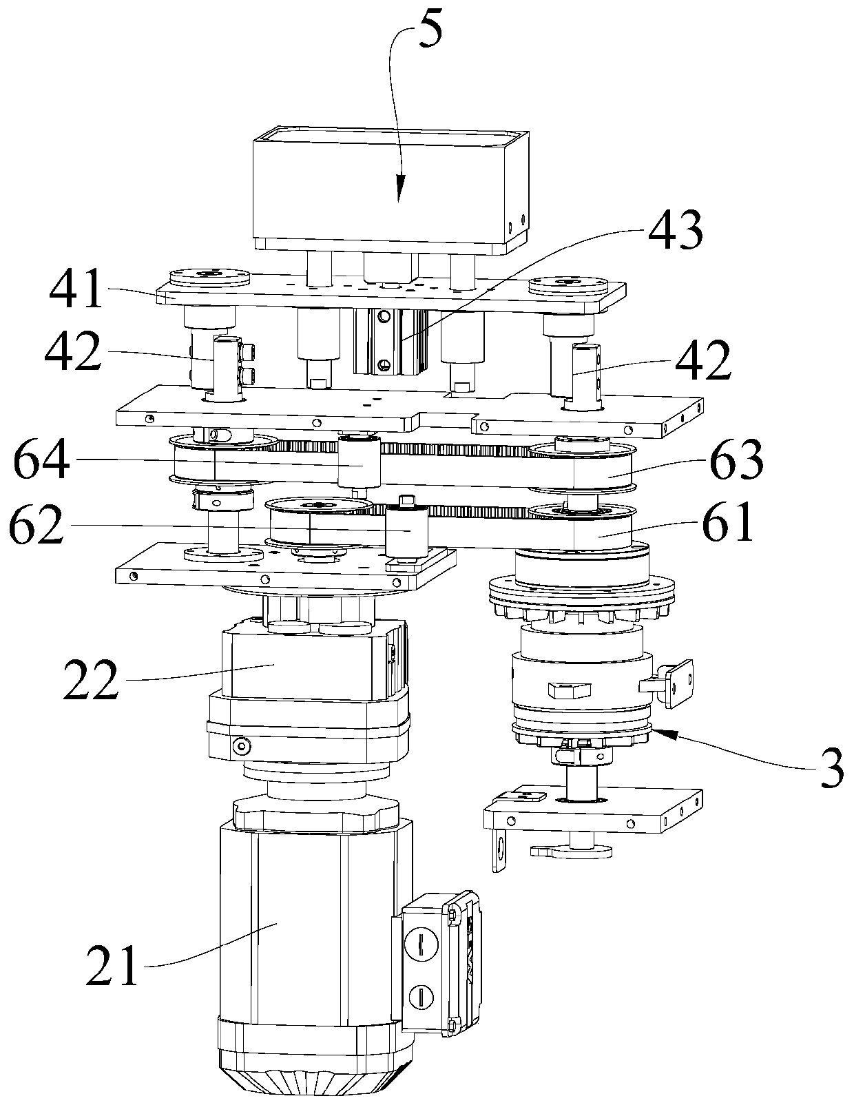 Full-automatic tray shaking machine