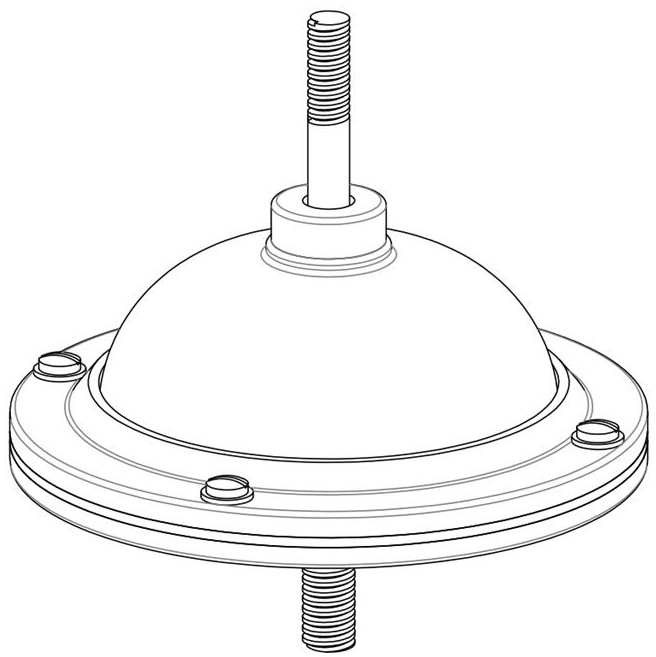 Magnetorheological high-damping shock absorber based on metal rubber porous material and shock absorption method of magnetorheological high-damping shock absorber