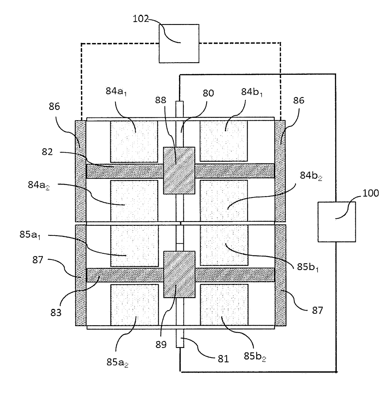 Magnetic refrigerating device