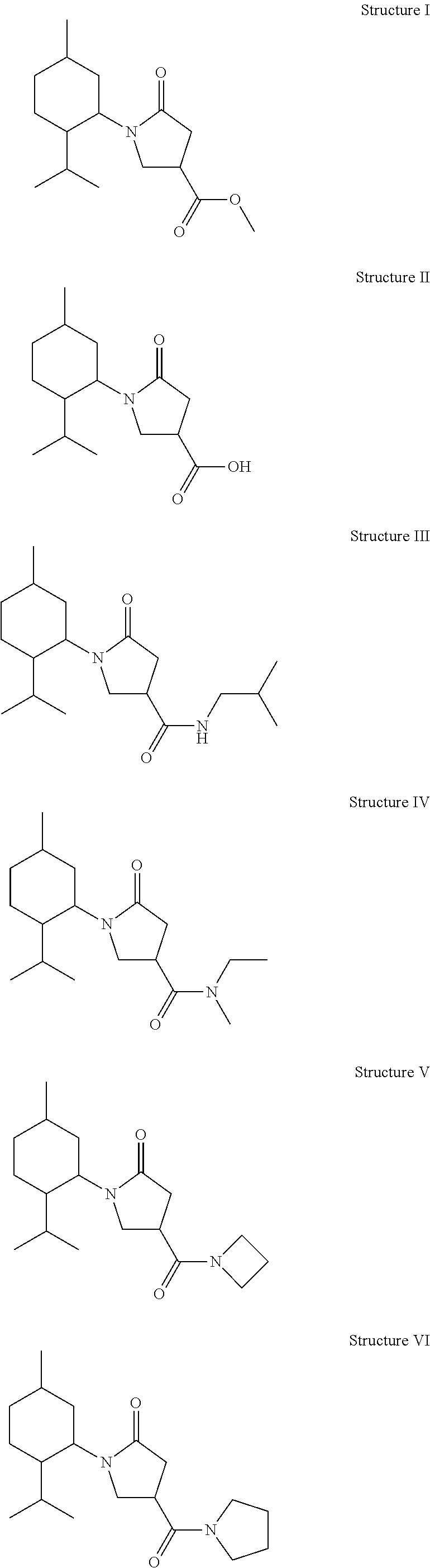 Derivatives of 1-alkyl-6-oxo-piperidine-3-carboxylic acids and 1-alkyl-5-oxo-pyrrolidine-3-carboxylic acids and their uses as cooling compounds