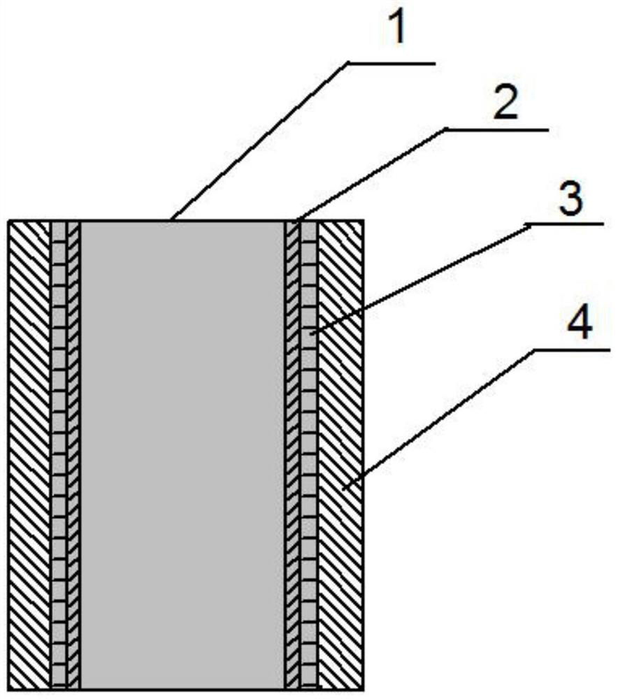 Gradient composite lead dioxide anode plate and preparation method and application thereof