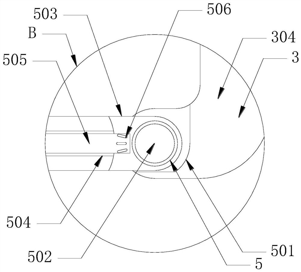 Sewing machine threading rack with thread jamming prevention protection function for garment production