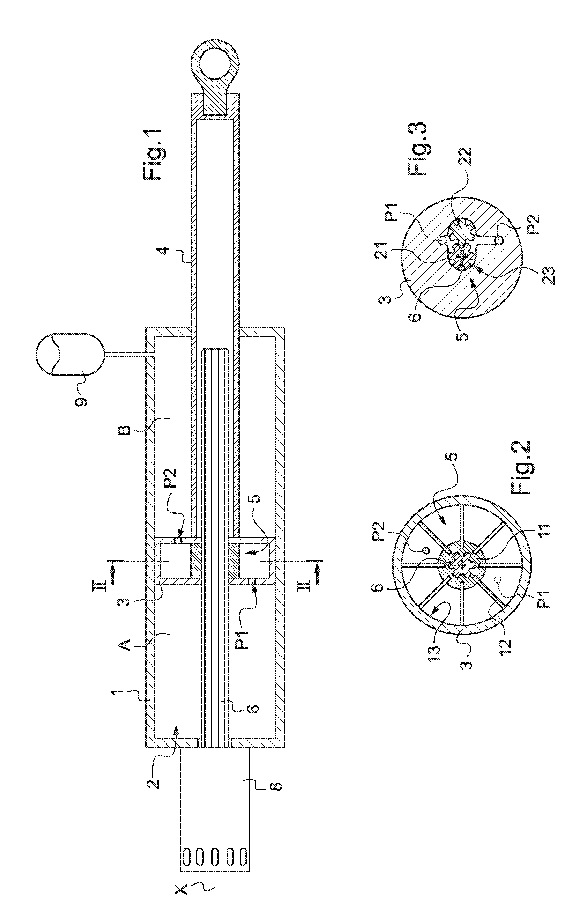 Electrohydraulic actuator with a pump incorporated in the piston
