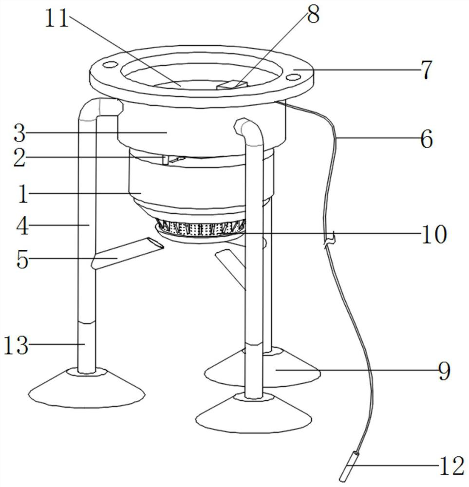 Composite smoke and temperature fire detection device