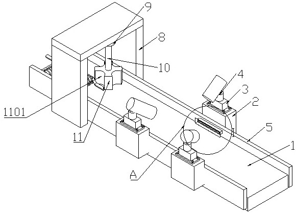 Visual inspection system for tube-type bottle machine