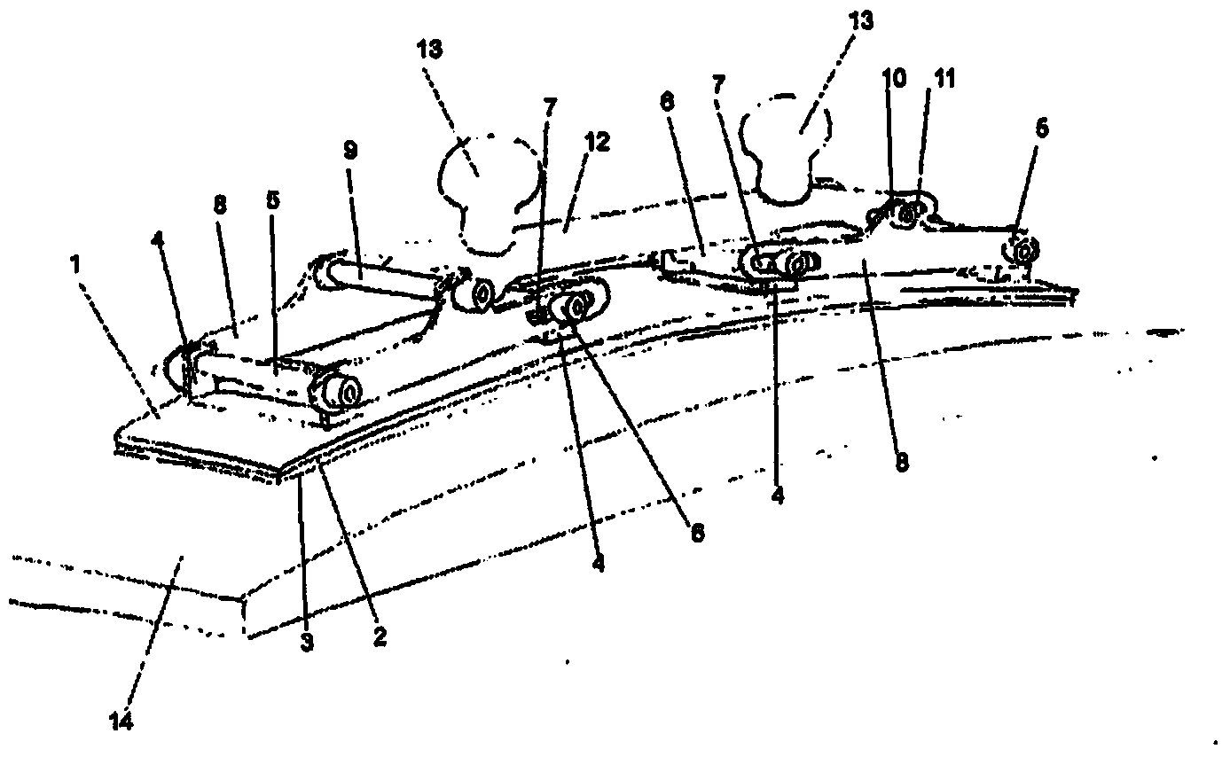 A sander used in particular for sanding of flat, concave, and convex surfaces and the method of its utilisation
