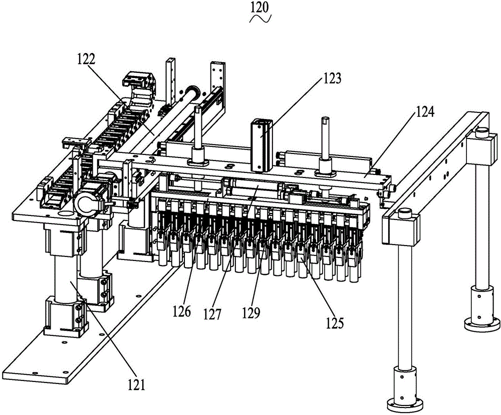 Battery packing mechanism and battery sorting and receiving machine