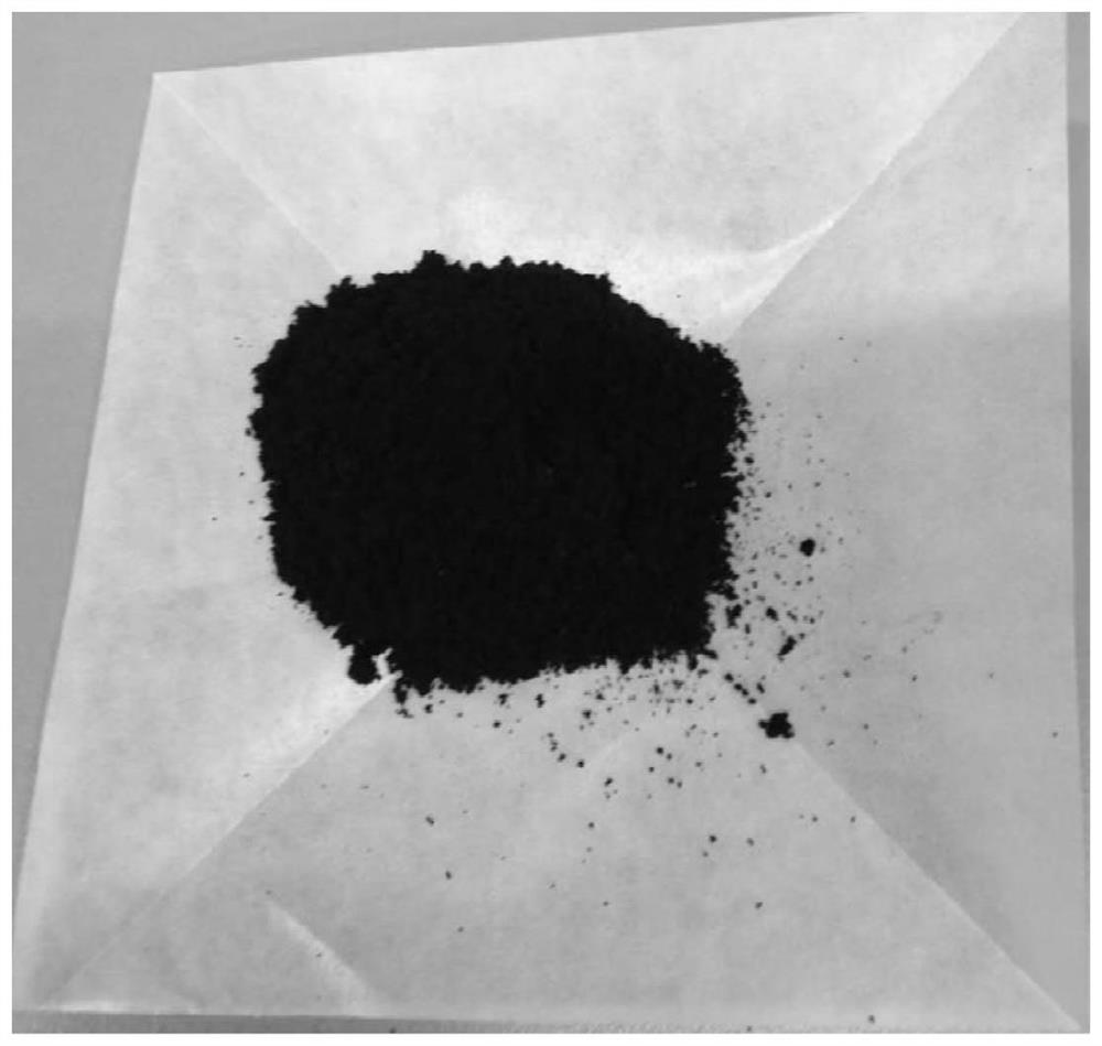 Two-dimensional gamma-graphdiyne powder and preparation method thereof