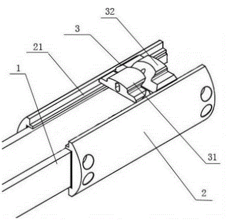Floating mounting structure of laser electrode plate
