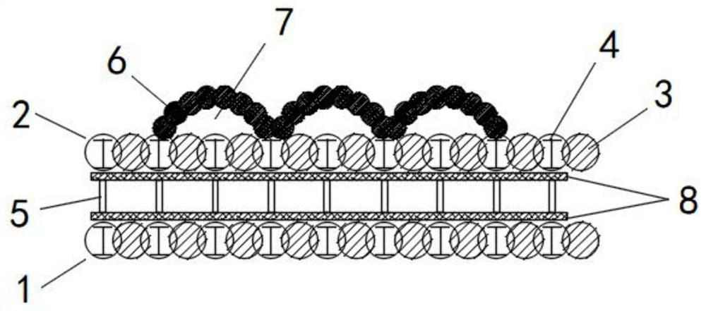 Double-row SMW construction method pile foundation pit supporting structure and construction method thereof