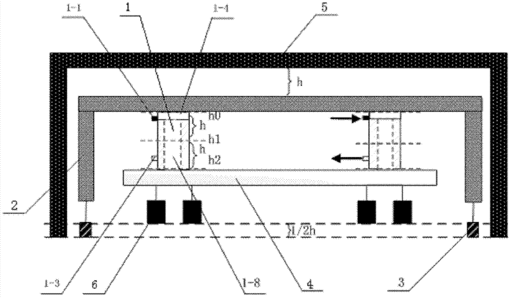 Three-state hoisting mechanism and AGV (Automatic Guided Vehicle) transporting vehicle provided with same