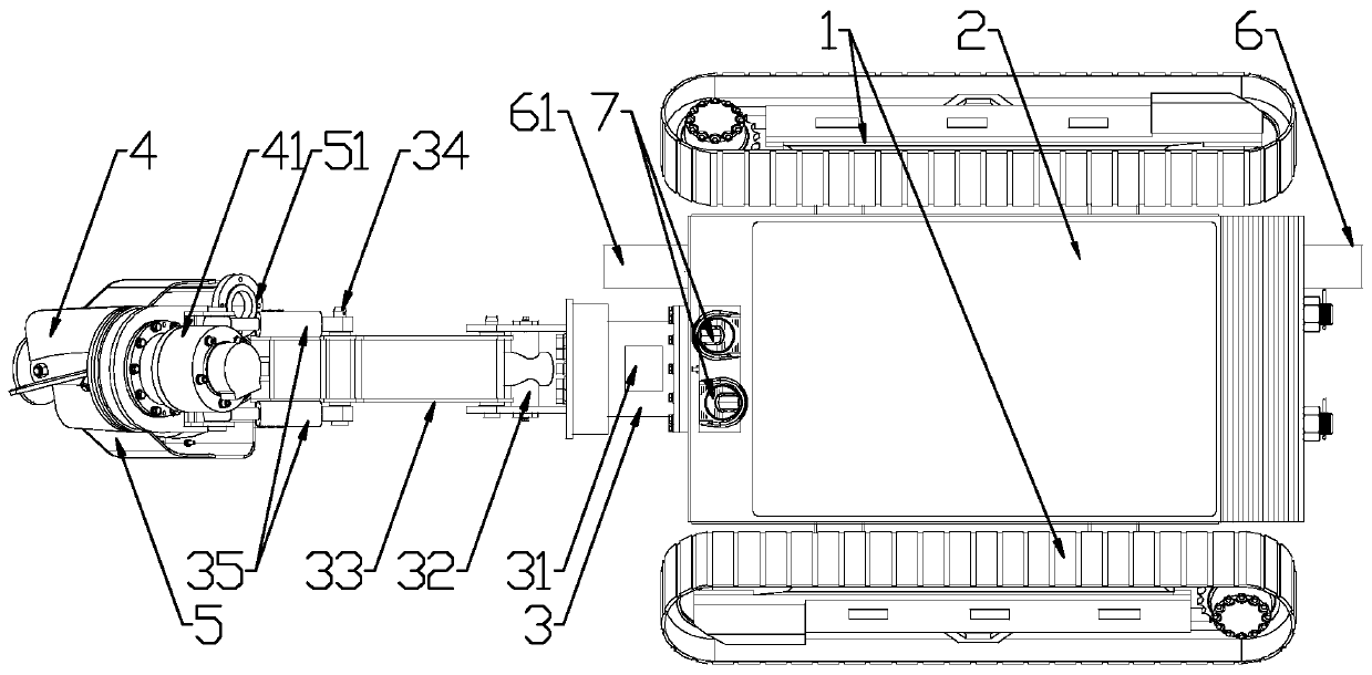 Convenient tubular desilting robot