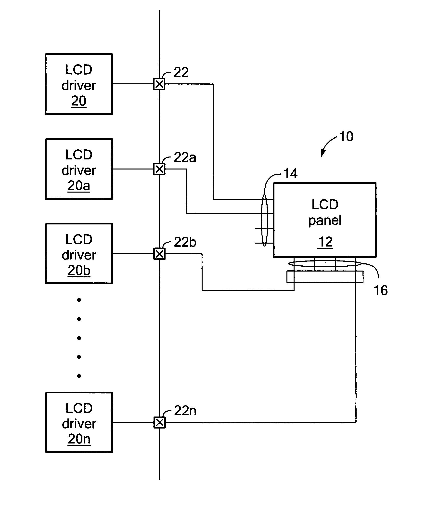 Low voltage driver for high voltage LCD