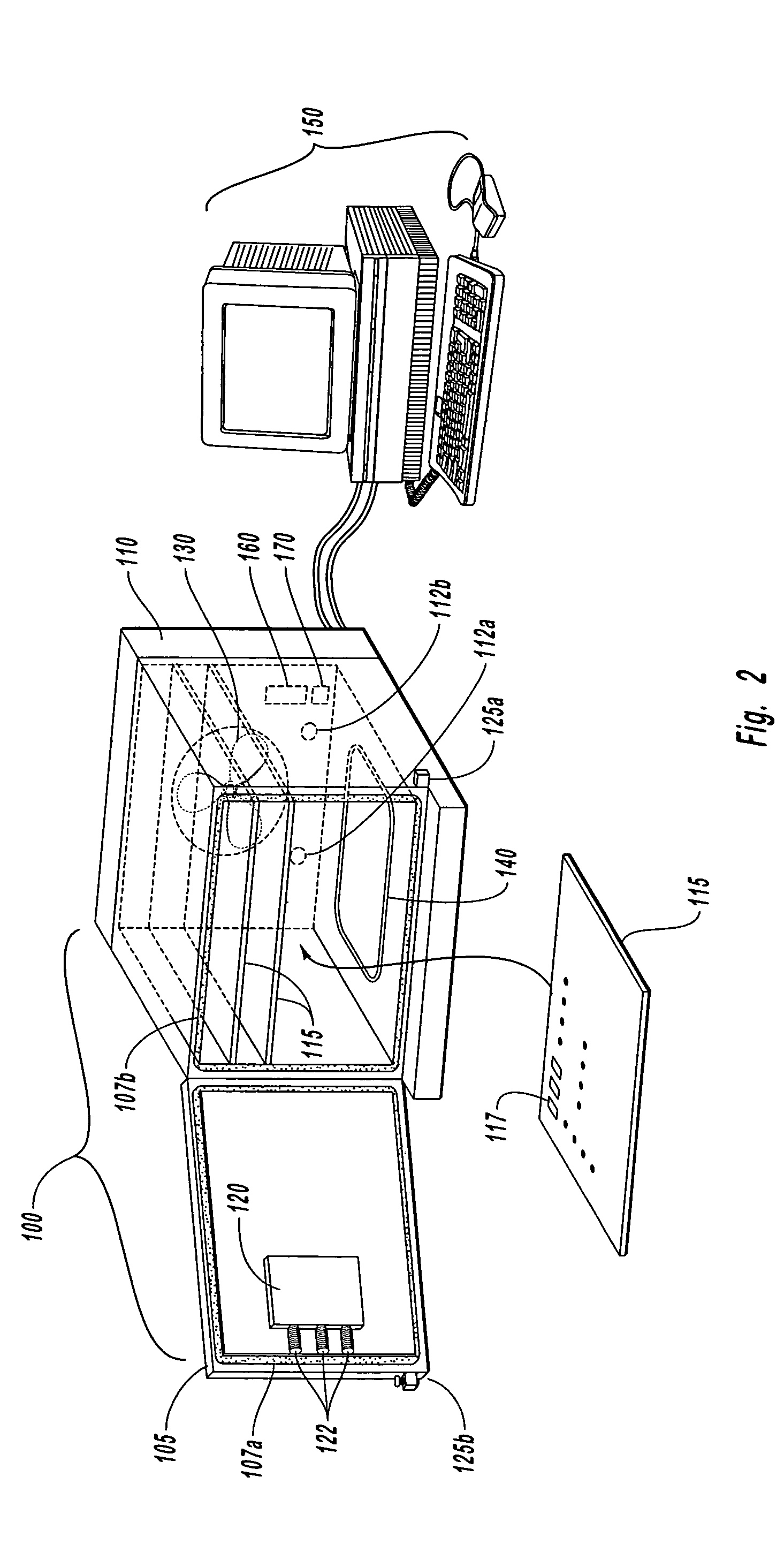 Optical product cure oven