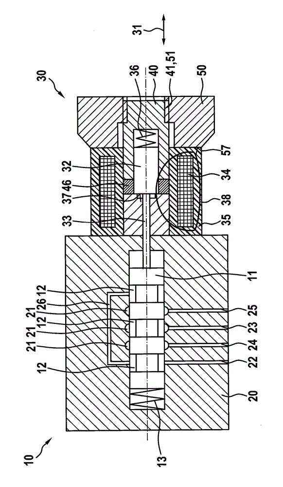 Actuation device with rotation-proof retaining nut