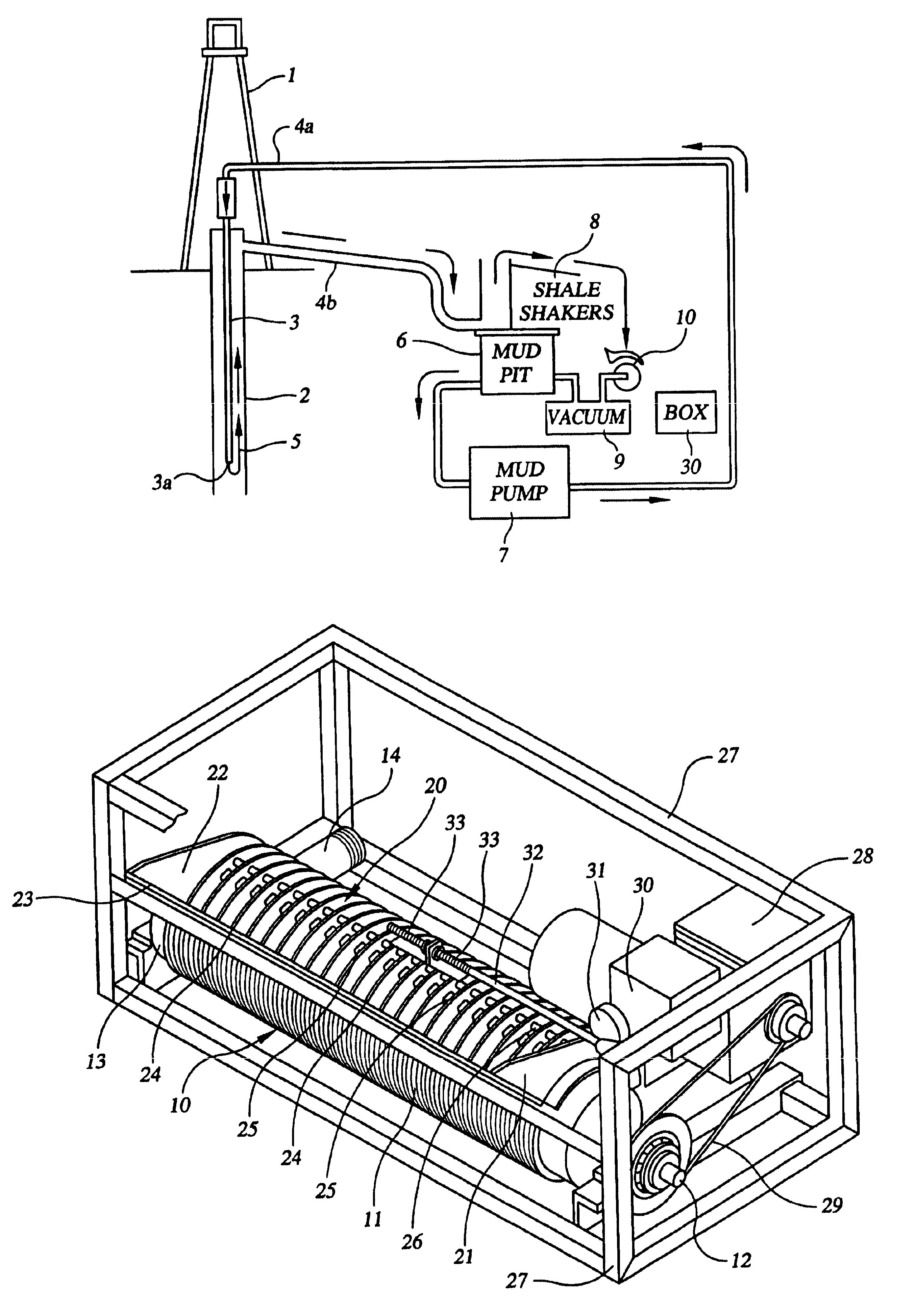 Method and apparatus for removing fluids from drill cuttings