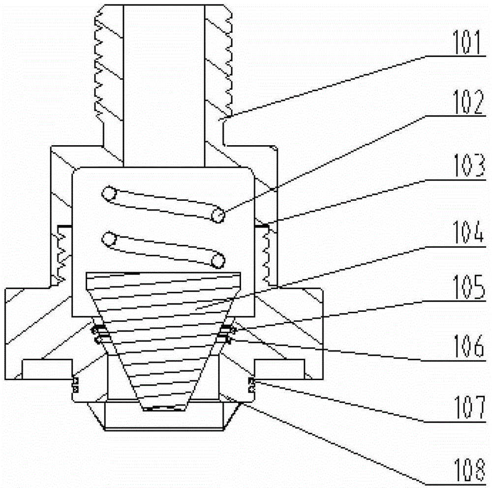 Self-tightening type quick-mounted anti-explosion vacuum-pumping device