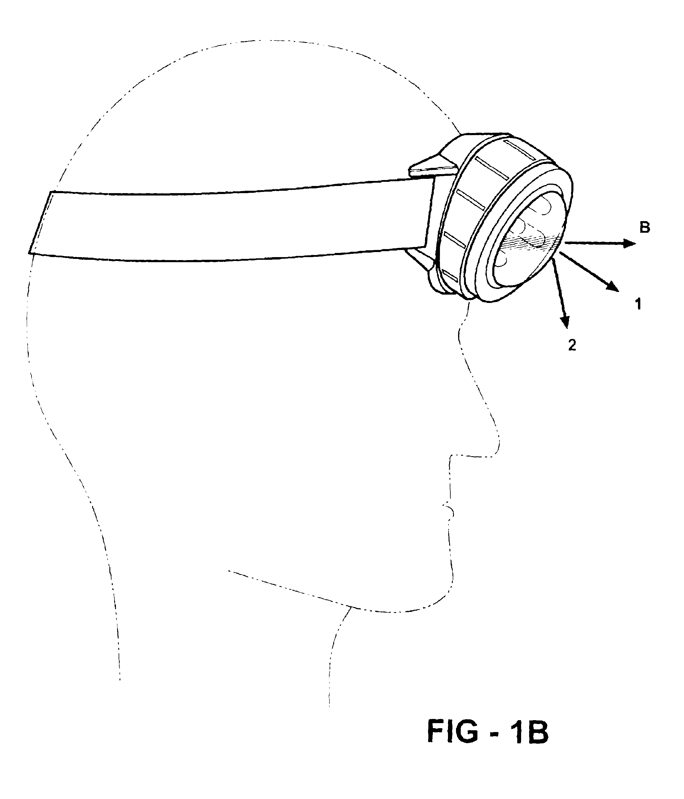 Canted head-mounted light