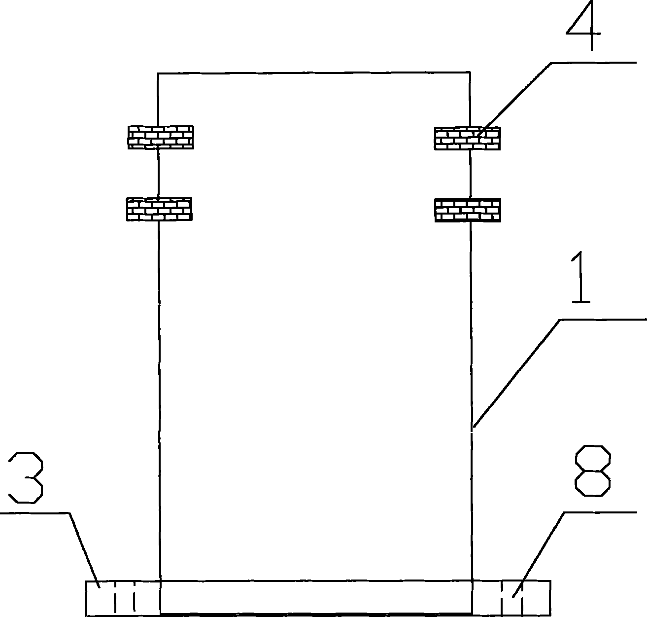 Connecting and replacing construction method for underground water supply glass reinforced plastic sand pipes and steel pipes