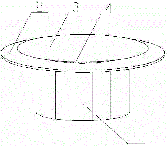 Passive high-temperature superconducting magnetic levitation rotating dining-table