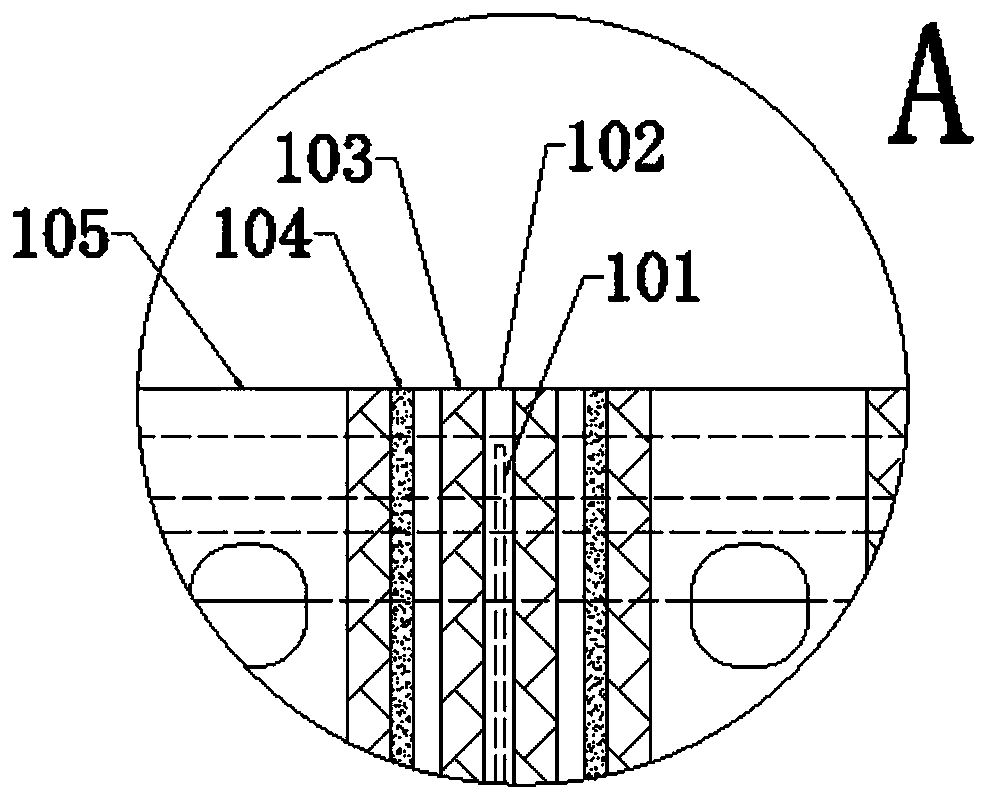 Immersed membrane distillation assembly and sewage biological treatment system