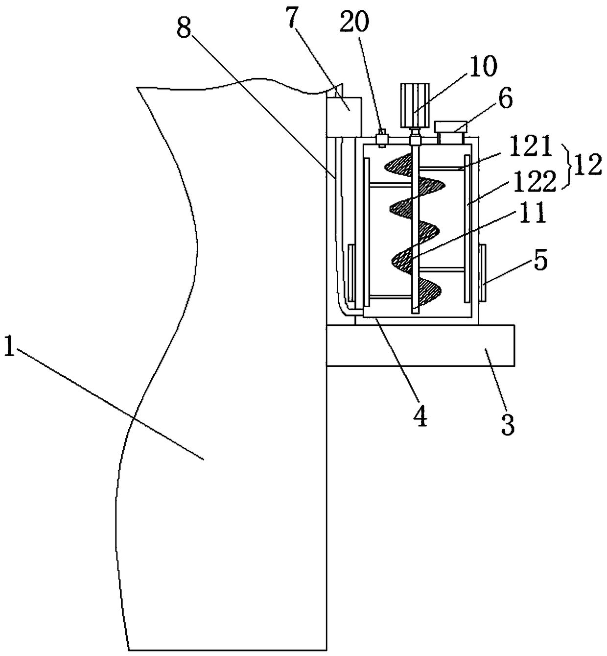 Glue dispensing device for filter production processing